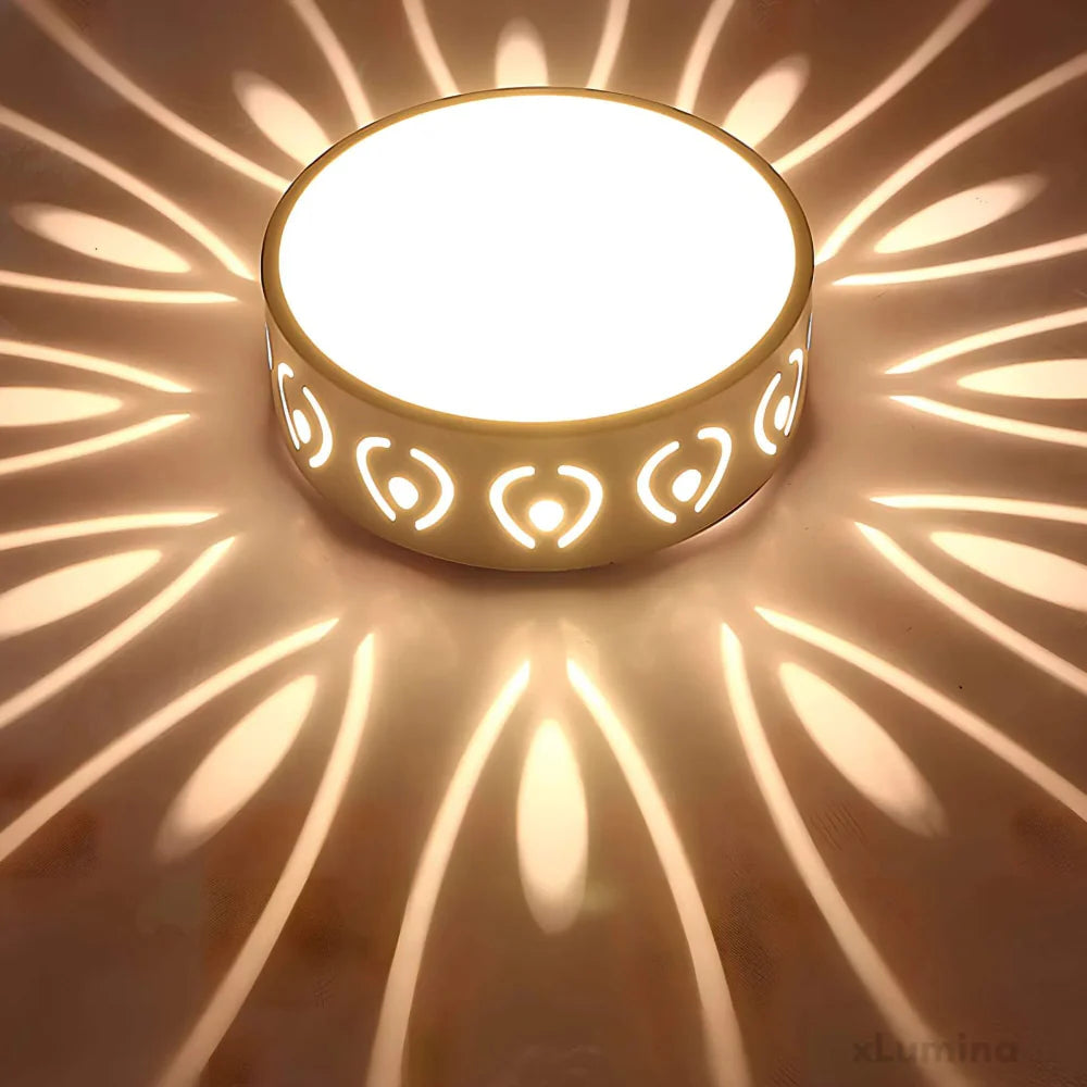 Minimalistyczna okrągła lampa sufitowa LED