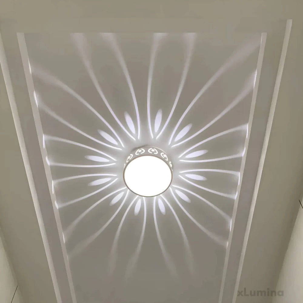 Minimalistyczna okrągła lampa sufitowa LED