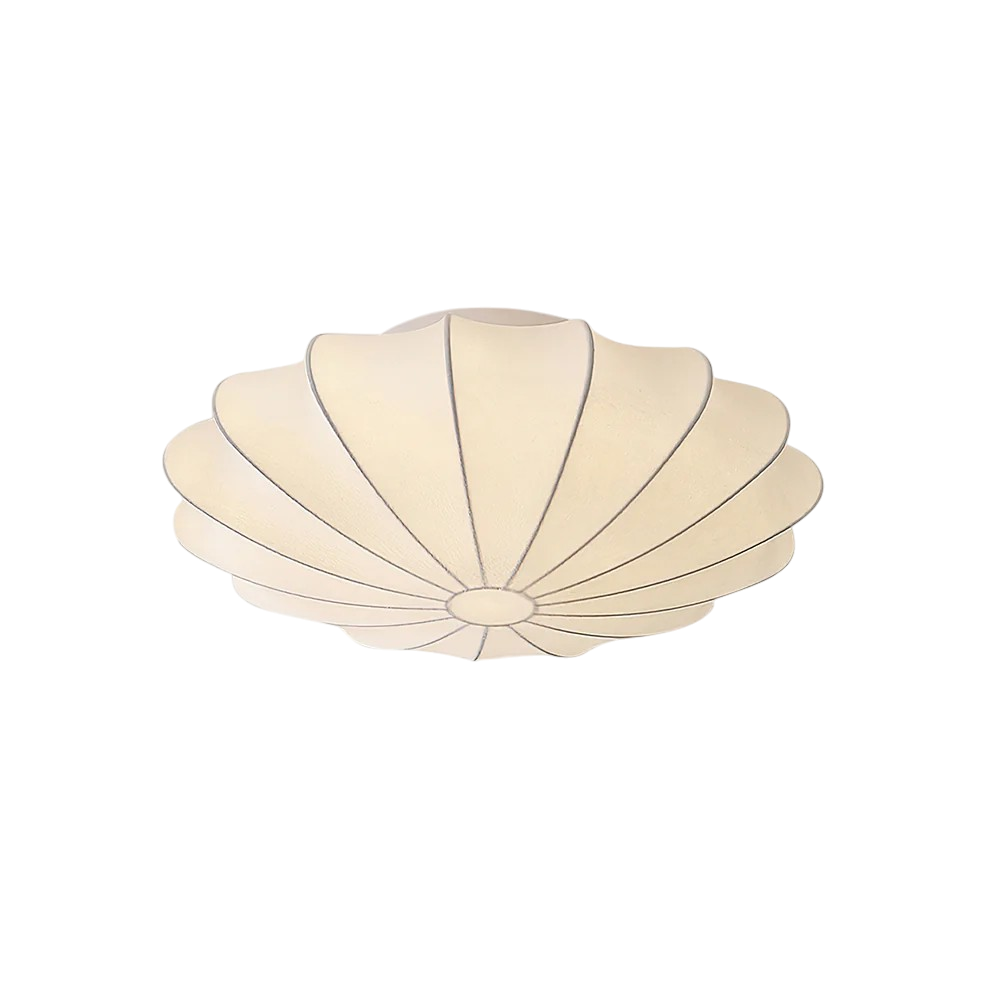 Klasyczna lampa sufitowa w kształcie muszli