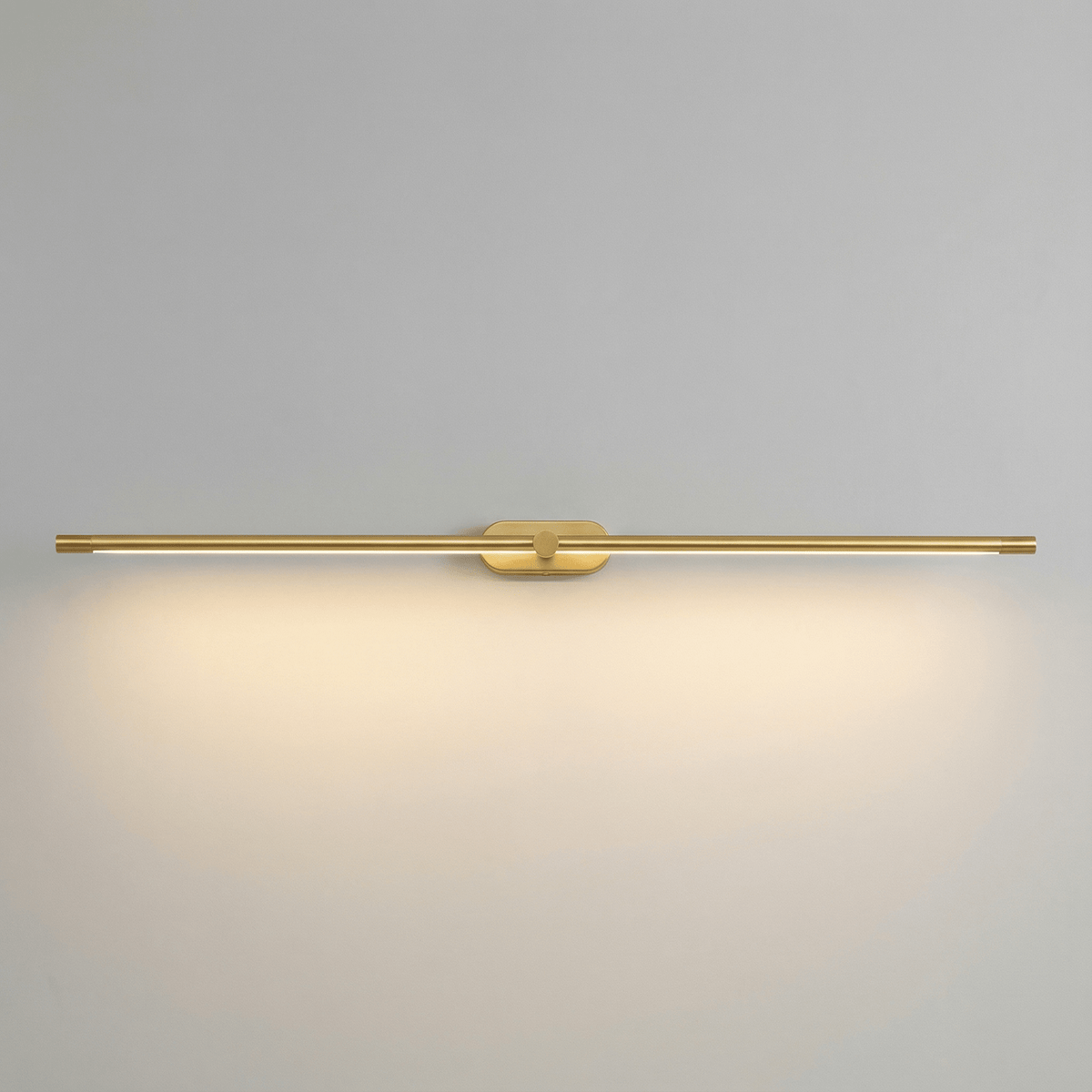 Modern minimalist metal LED bathroom wall sconce