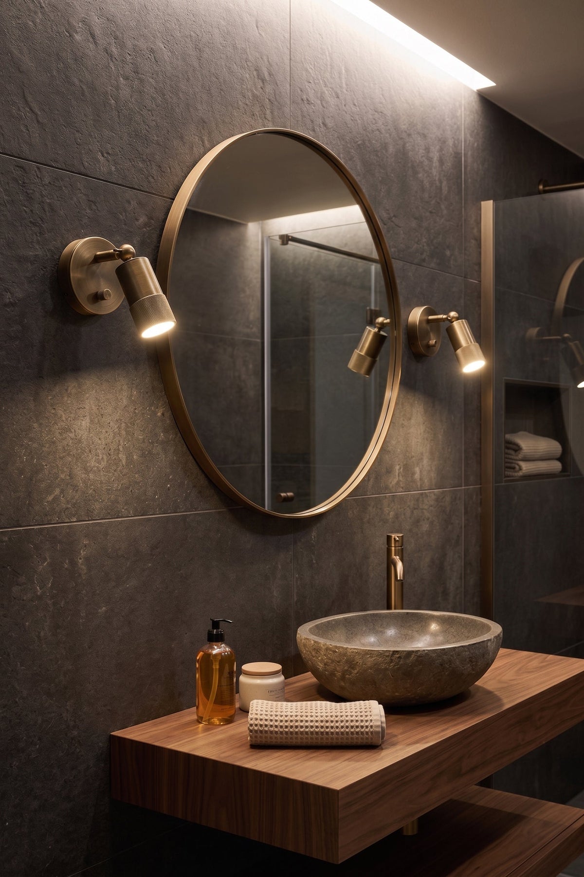 Modern Adjustable Wall Sconce with Integrated LED Lighting