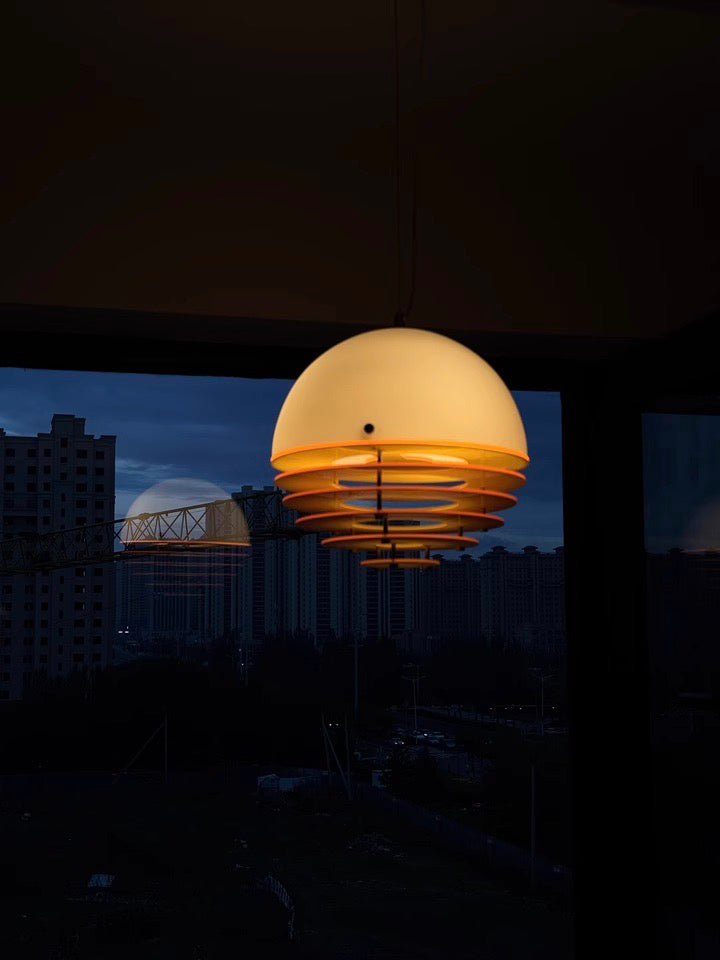 Minimalistyczna lampa wisząca Sunset Bauhaus