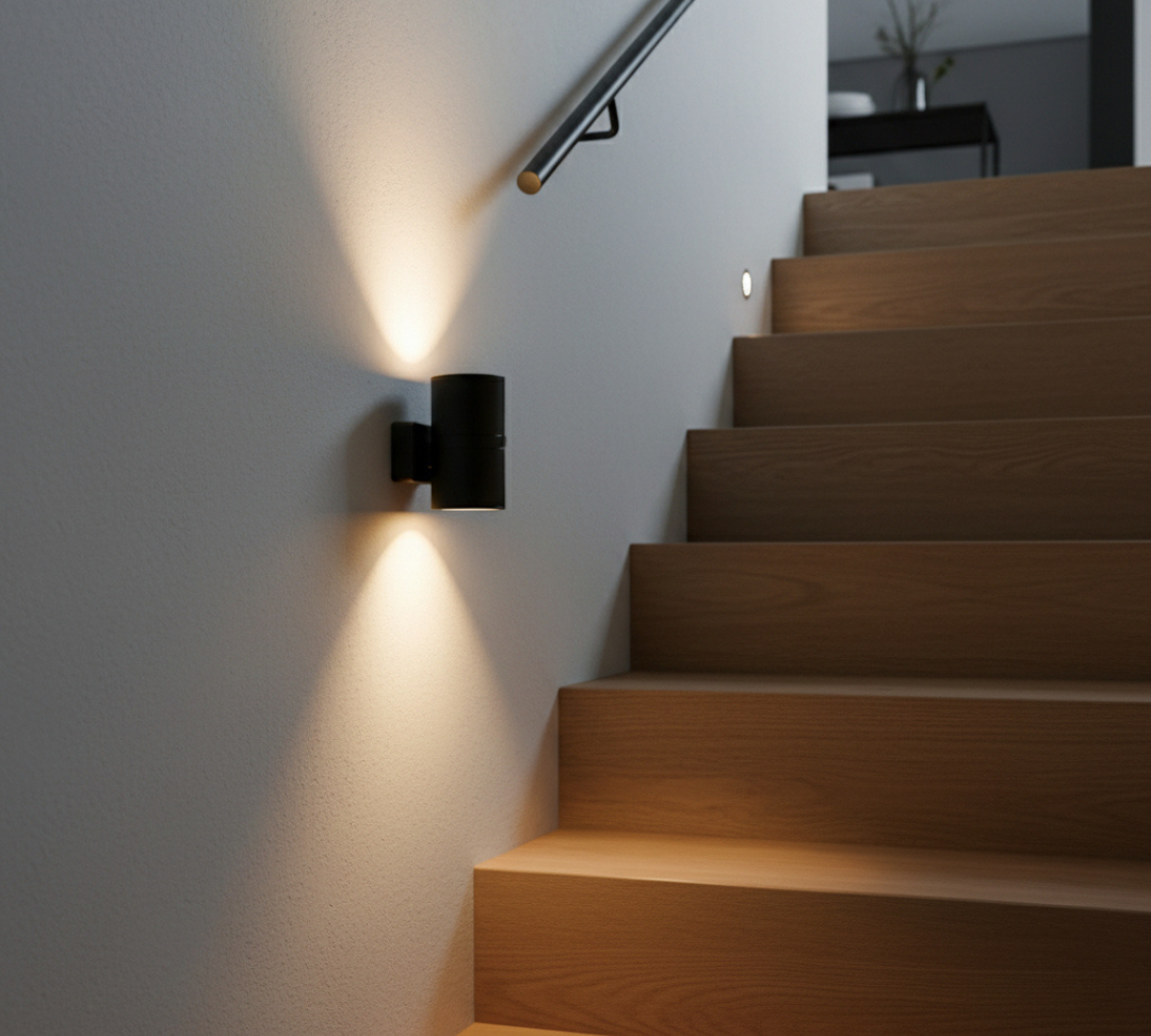 Wtykowa lampa ścienna LED z regulacją jasności