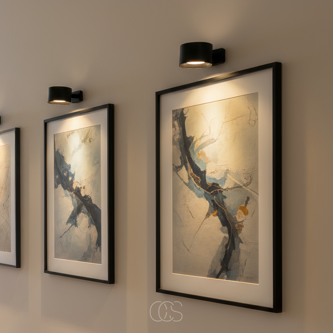Ronde compacte draadloze LED-wandlamp