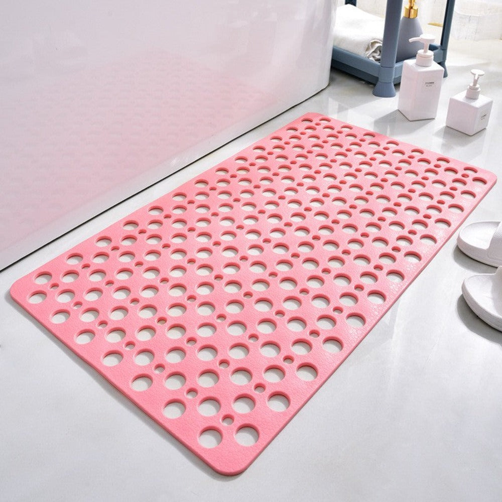 Non-slip shower mat with strong suction cups