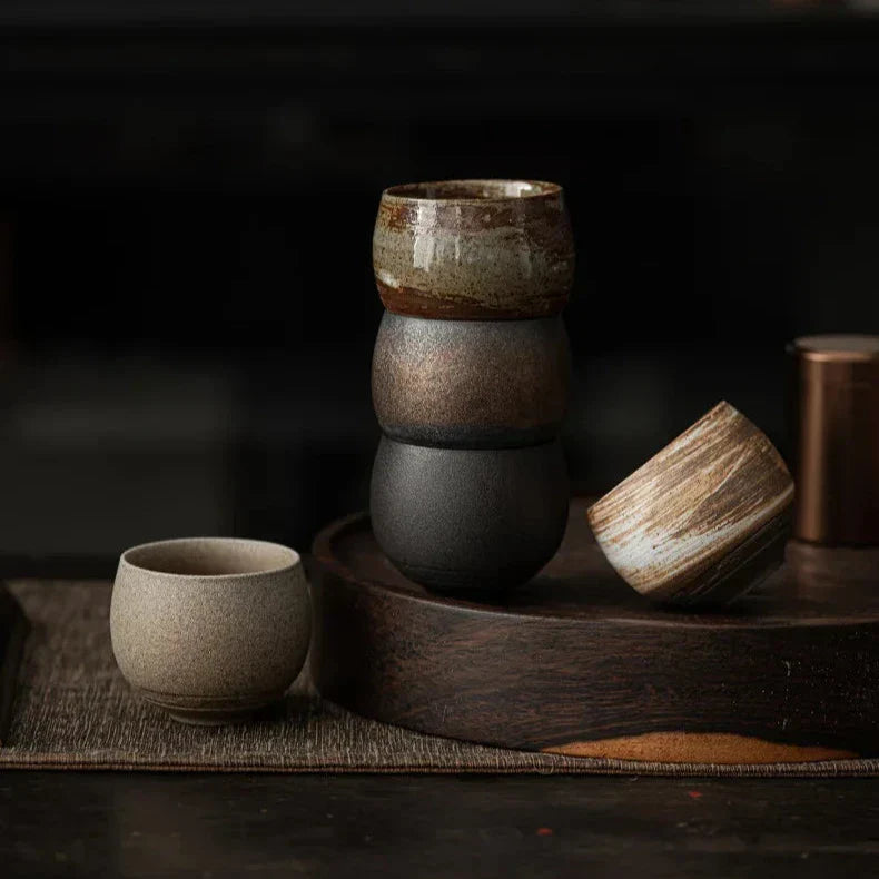 Keramische espresso- en theekopjes