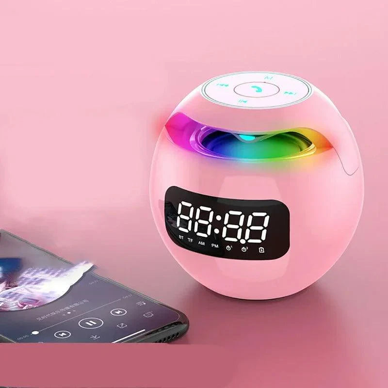 Cyfrowy budzik z głośnikiem Bluetooth i wyświetlaczem LED