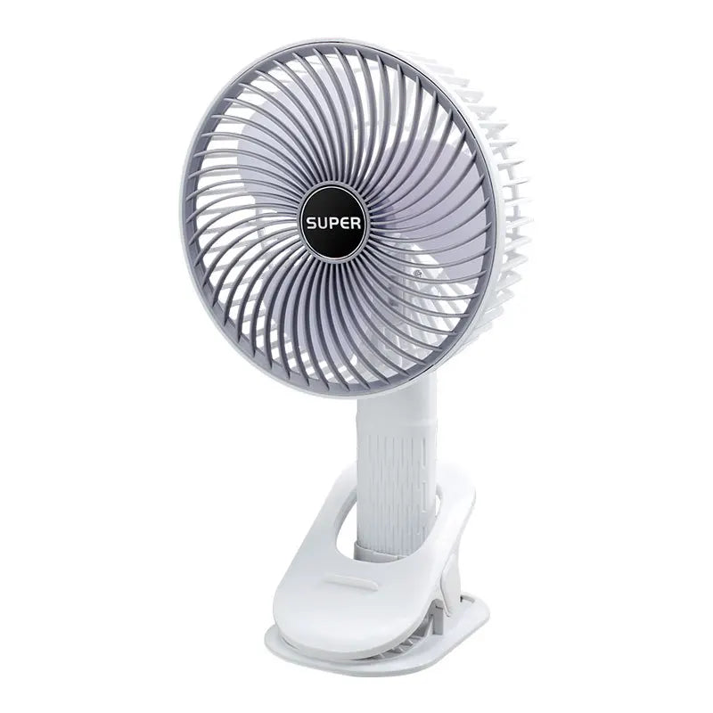 Portable fan with detachable base and wall mount