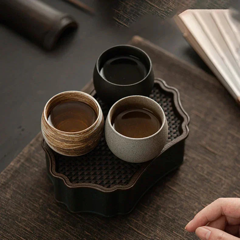 Keramische espresso- en theekopjes