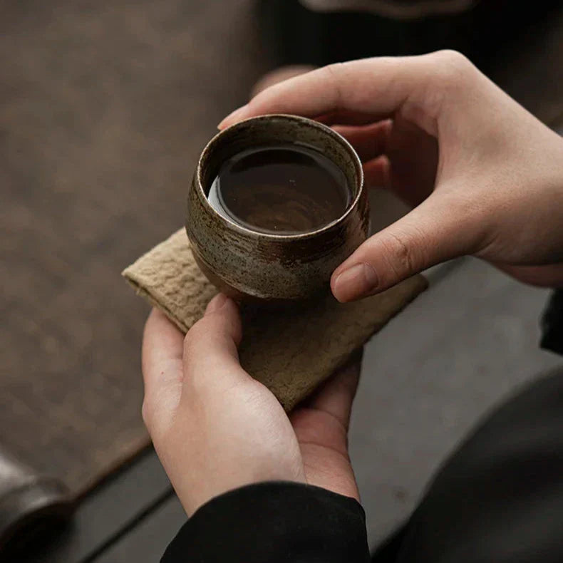 Keramische espresso- en theekopjes