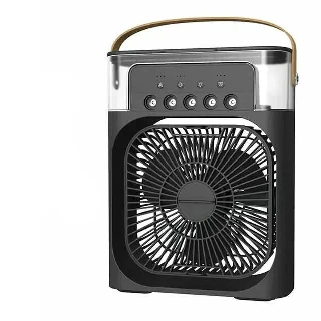 Portable mini humidifier with 2-in-1 fan – desktop cooling