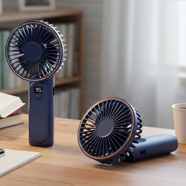 Mini wentylator ręczny – przenośny, ładowany przez USB