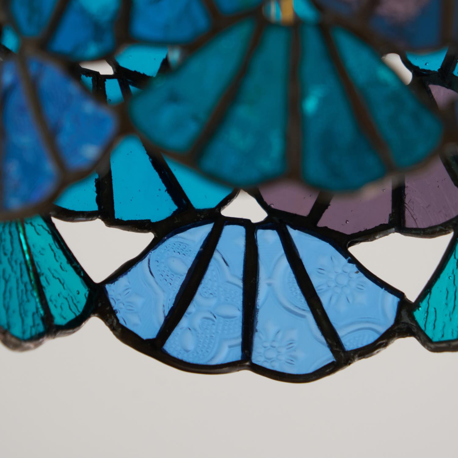Stained glass ceiling lamp