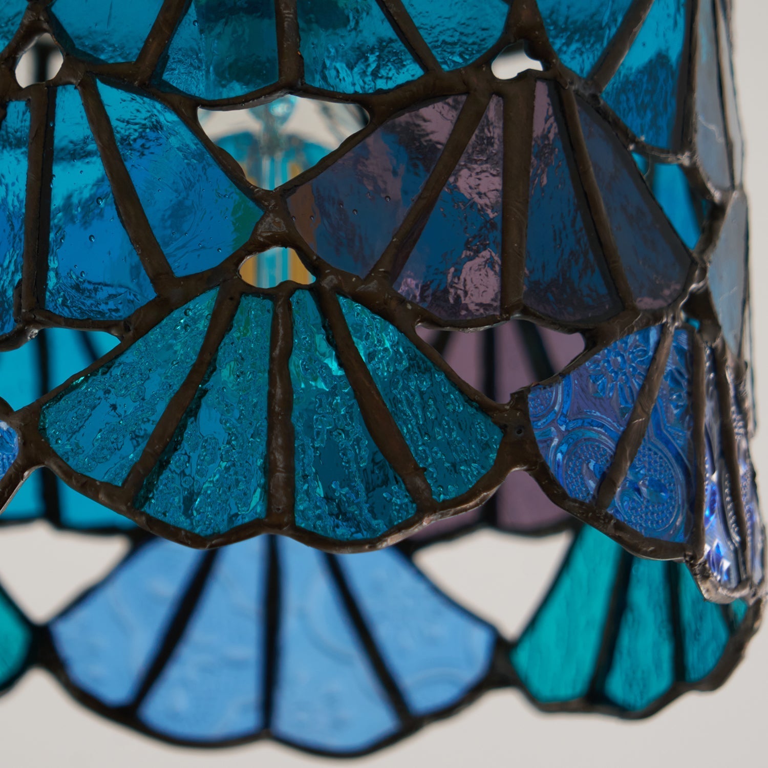 Stained glass ceiling lamp