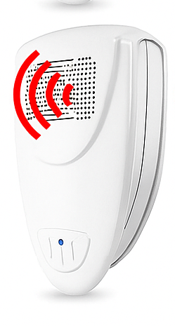 Ultrasone insectenverjager voor het stopcontact
