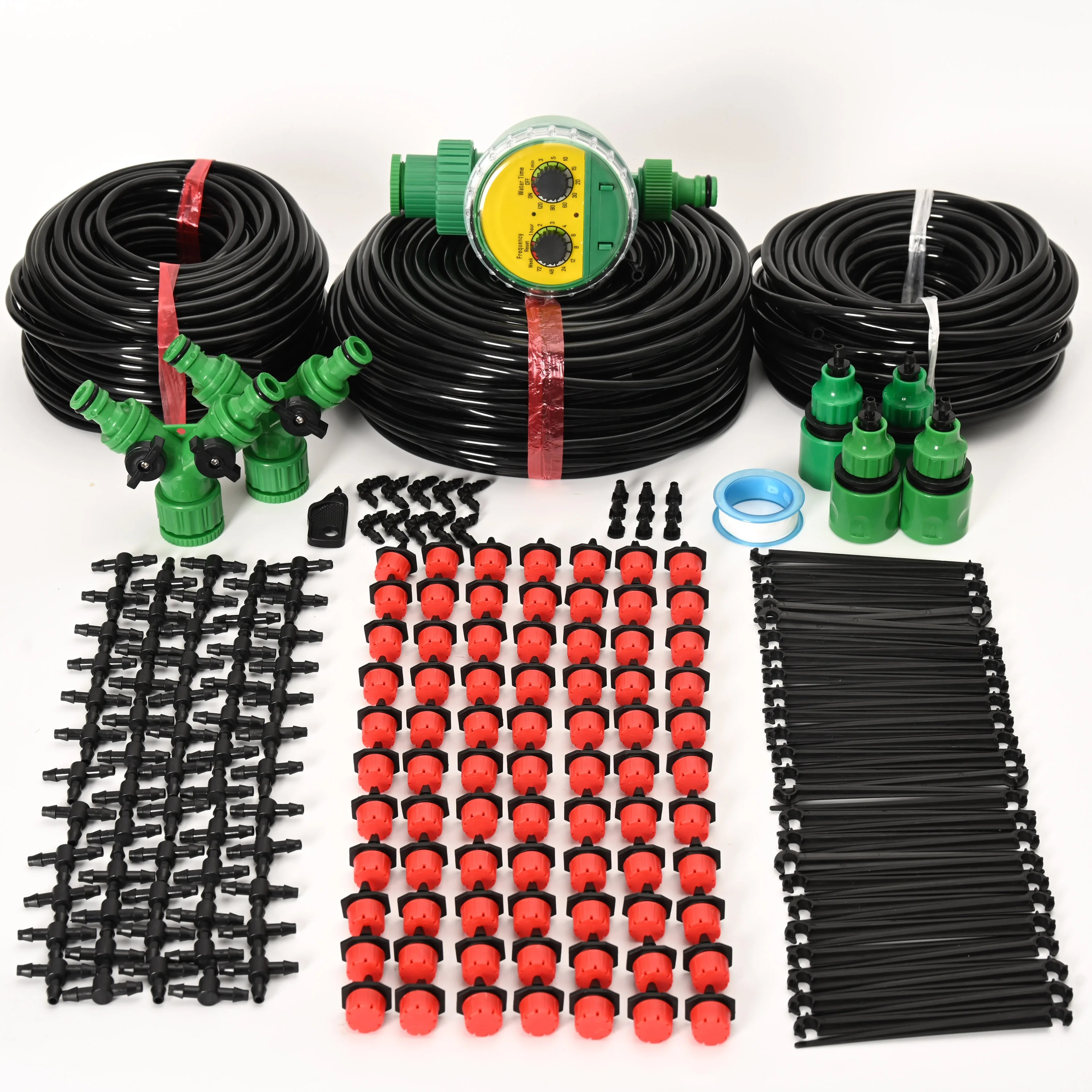 Plantenbewateringsset met timer en druppelslang