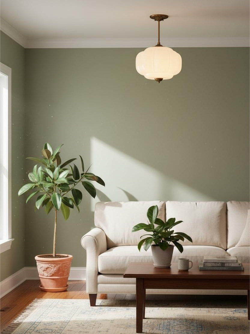 Klasyczna lampa wisząca w kształcie dyni szklana półpłaska