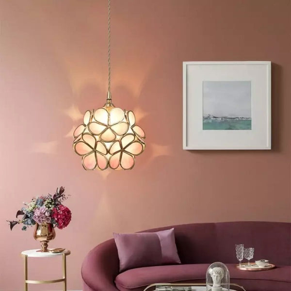 LED flower pendant lamp