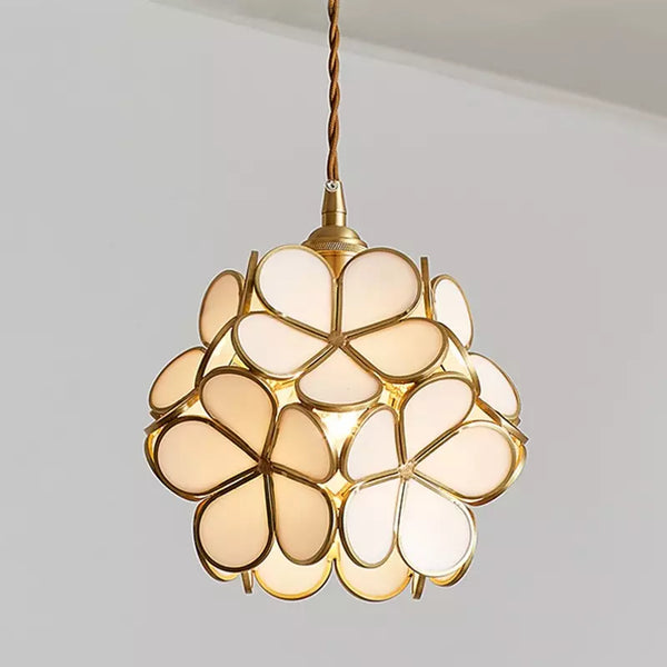 LED flower pendant lamp