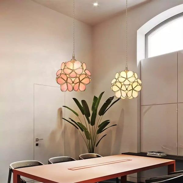 LED flower pendant lamp