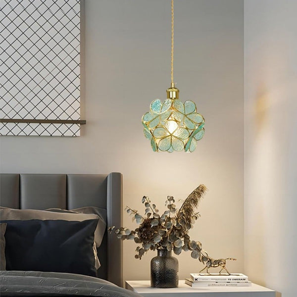 LED flower pendant lamp