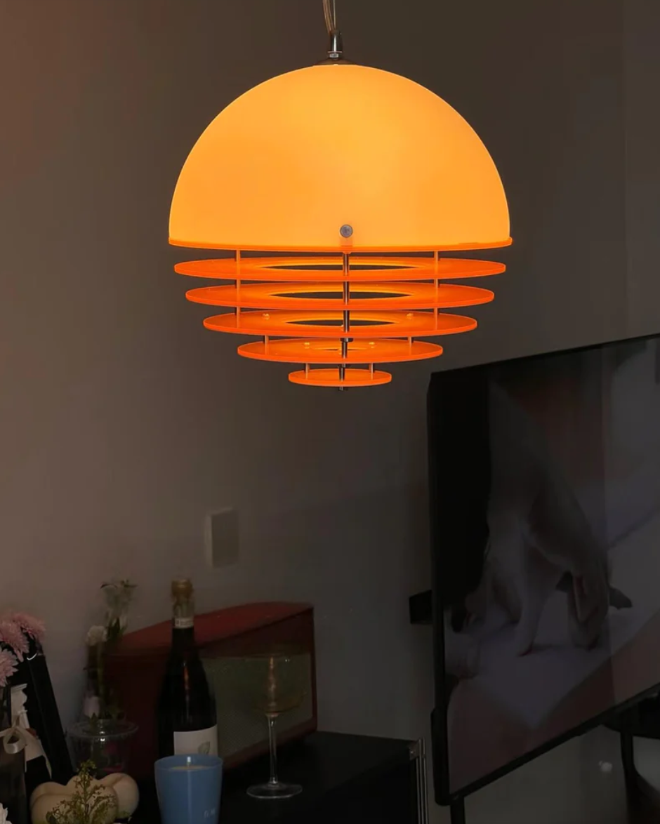 Minimalistyczna lampa wisząca Sunset Bauhaus