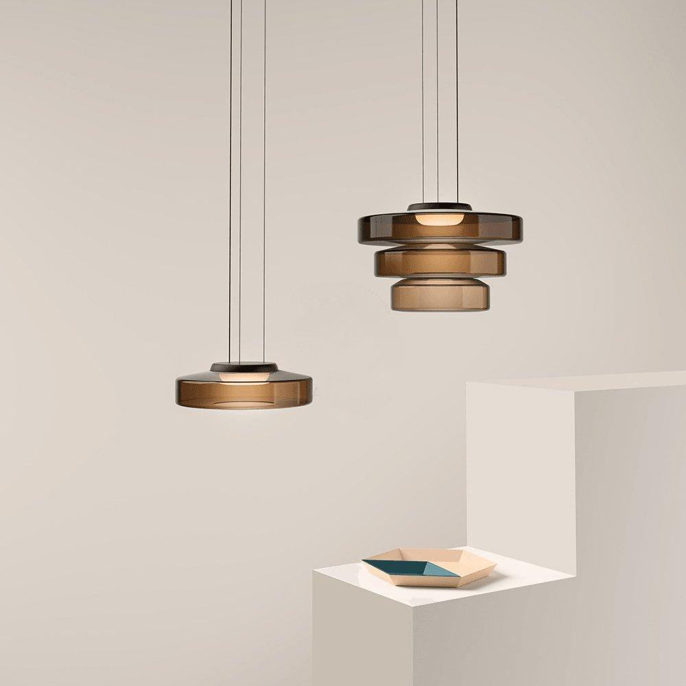 Regulowana Lampa Wisząca Minimalistyczna Szkło 11