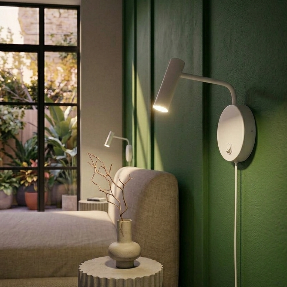 Nowoczesna lampa ścienna z regulowanym ramieniem LED 13