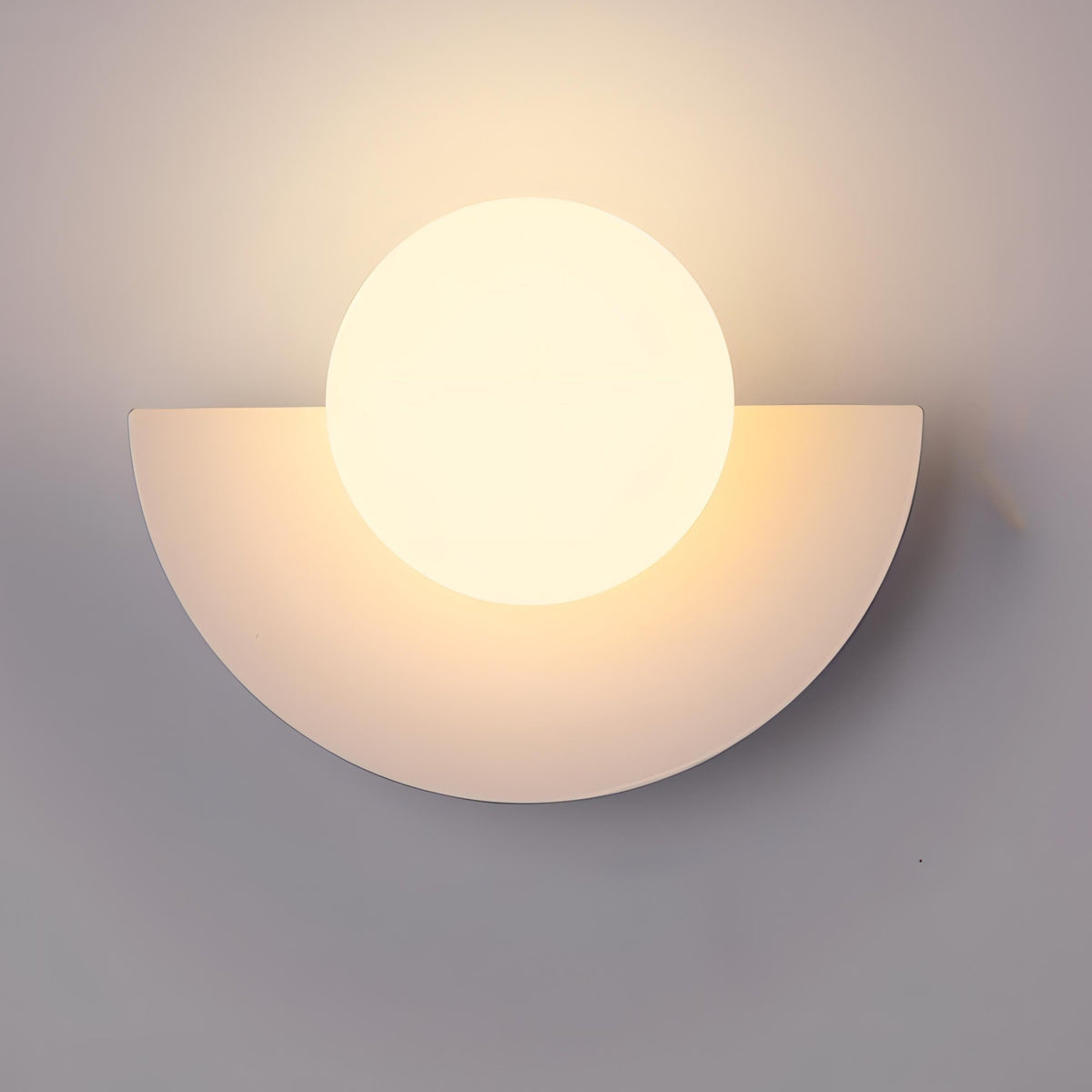 Nowoczesna Półokrągła Lampa Ścienna LED 1