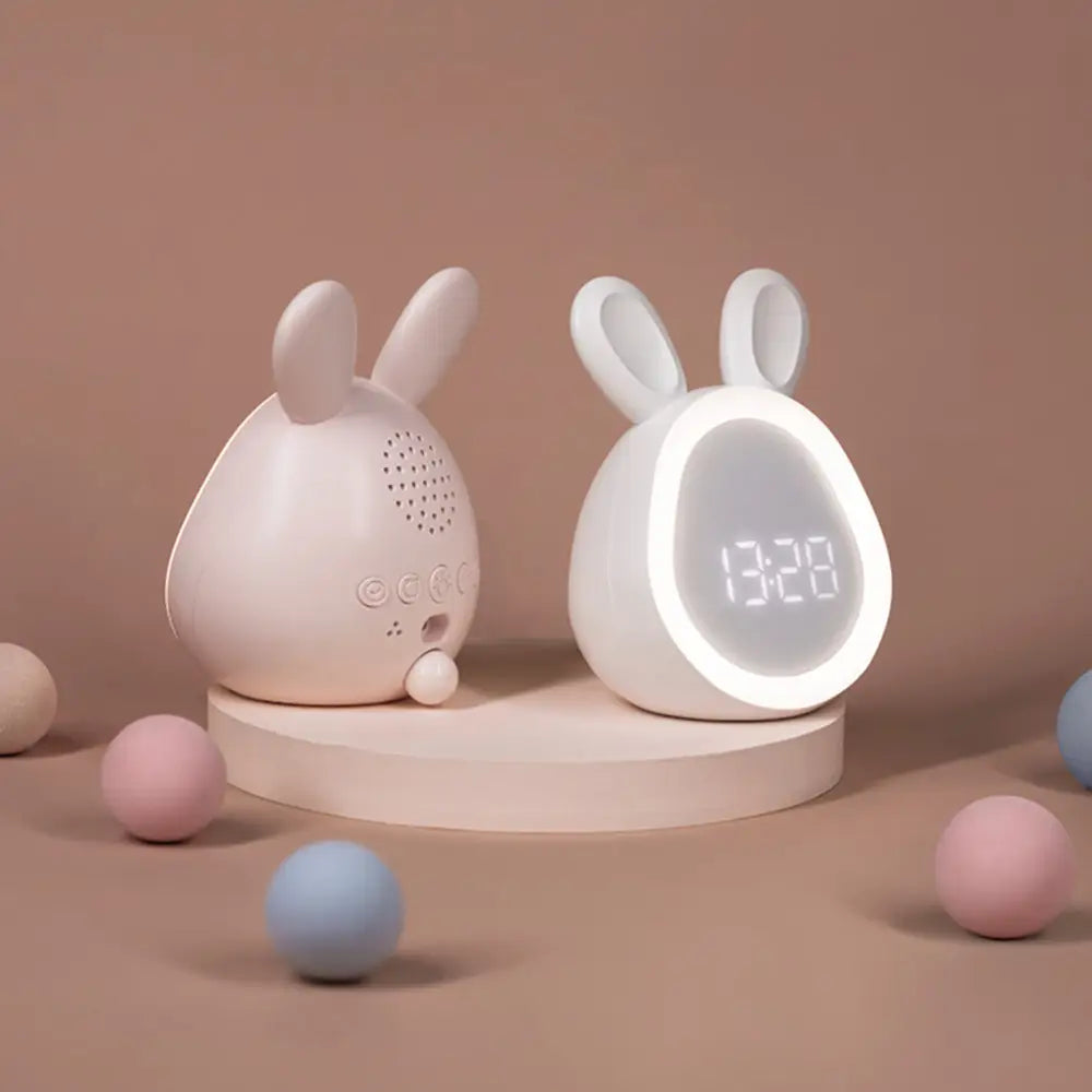 Digital alarm clock shaped like a rabbit with backlight