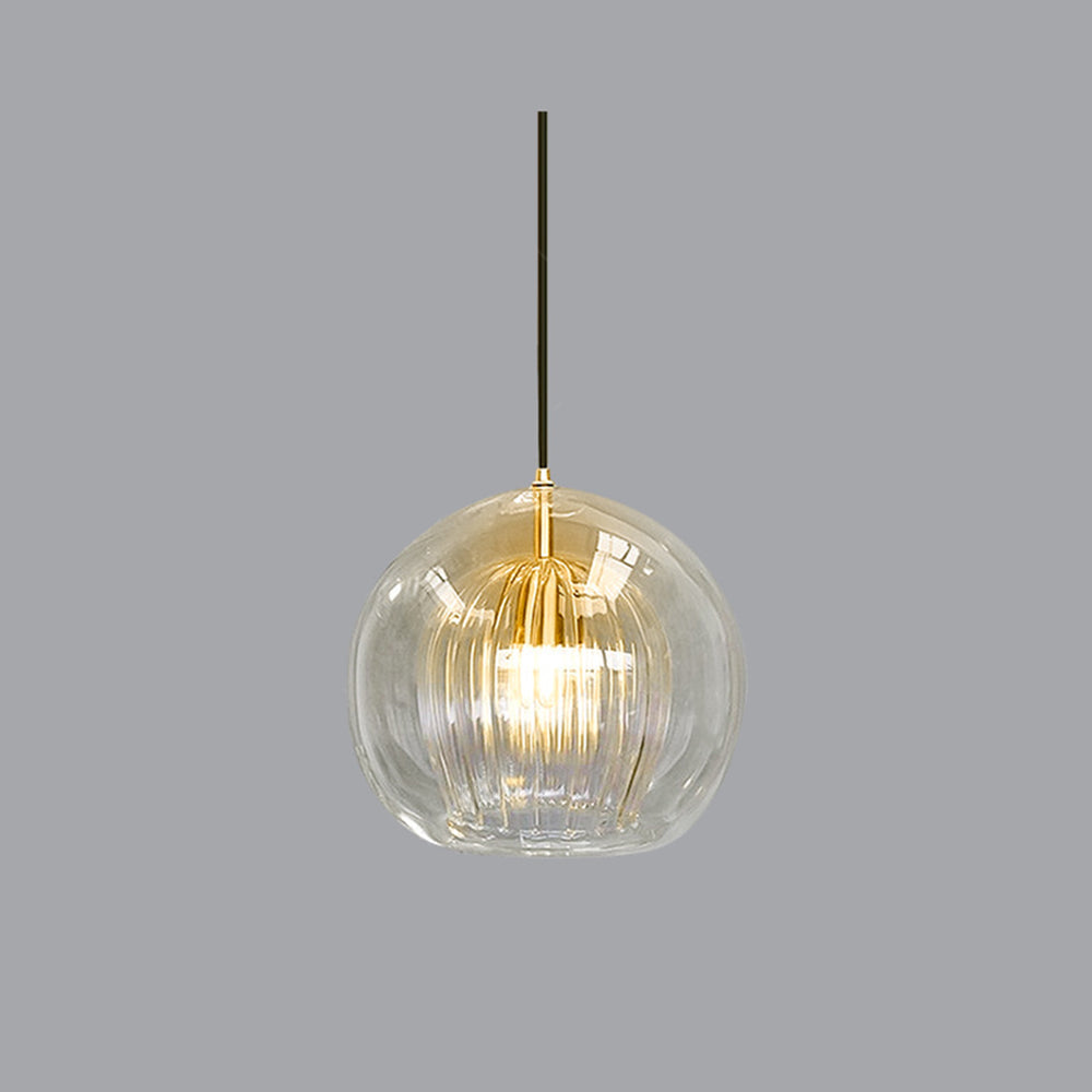 Elegancki Szklana lampa wisząca kula
