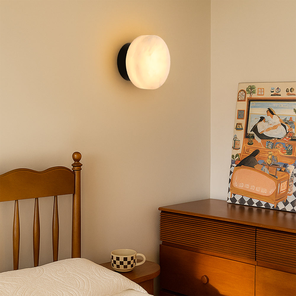 Minimalistyczny design Marmurowy kinkiet ścienny