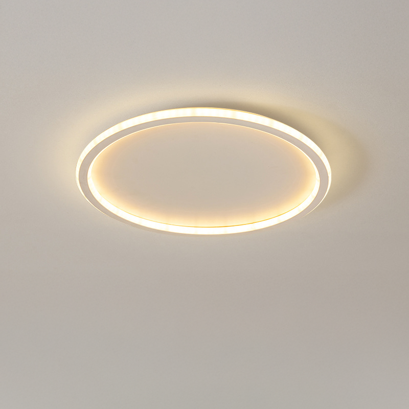 Minimalistyczna skandynawska okrągła lampa sufitowa LED